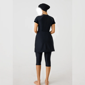 Ensemble Burkini Femme Respirant 2 Pièces Imprimé Logo Avant Coupe Confortable Meilleure Vente - Product Image 5