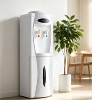 Distributeur d'eau chaud et froid sur pied JZY Electric 500W à chargement par le haut avec compresseur, modèle JZY-WD-2-5-35LB pour usage domestique et hôtelier
