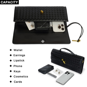 Bolso <span class=keywords><strong>de</strong></span> Mano <span class=keywords><strong>de</strong></span> Cuero PU con Correa Cruzada, Bolso <span class=keywords><strong>de</strong></span> Fiesta, Bolso <span class=keywords><strong>de</strong></span> Hombro Tejido <span class=keywords><strong>de</strong></span> Moda para Mujer - Product Image 6