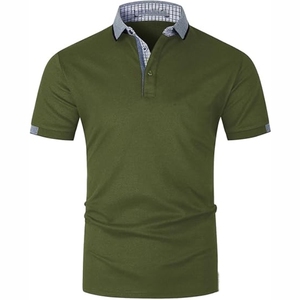 POLO de verano para hombre, camiseta transpirable con decoración de cremallera, camisetas de Polo de manga corta bordadas - Product Image 5