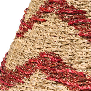 Falda para Árbol de Navidad de Pasto Marino en Zigzag Elegante, Collar para Árbol de Mimbre Tejido a Mano, Fabricación OEM ODM, Venta al por Mayor, Hecho a Mano en Vietnam - Product Image 6