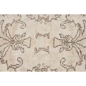 Tapis turc surdimensionné de 6,7 x 10,6 pieds, tapis persan vintage brun - Product Image 5