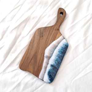 Planche à découper en bois de résine solide avec des matériaux en bois d'acacia et en bois de manguier offrant une surface d'équilibre exceptionnelle - Product Image 3