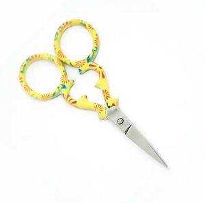 Tijeras de bordado personalizadas, tijeras de bordado con mango recubierto de papel puntiagudo, tijeras de corte de hilo profesional - Product Image 4