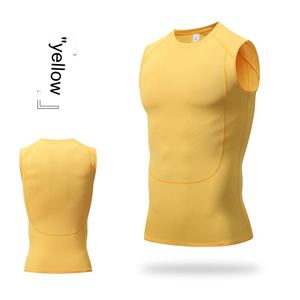Débardeur de sport sans manches à compression pour homme, léger, amincissant, à séchage rapide, pour sport de plein air, grande taille - Product Image 3