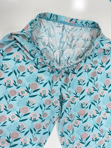 Conjunto de pijamas con estampado de algodón 100% completo, parte superior inferior personalizable, tela de punto de bambú fabricada en la India, método de impresión liso - Product Image 6