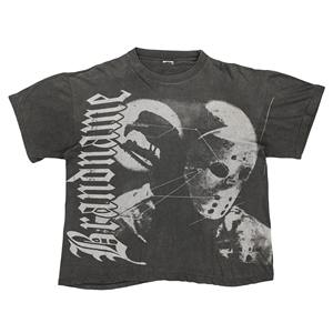 T-shirt Homme Personnalisé avec Logo Imprimé en Relief, Coupe Ample, Style Vintage, 100% Coton Épais, T-shirt de Luxe à Imprimé Graphique - Product Image 1