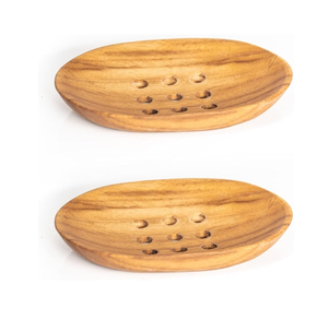 Accesorios de Baño Más Vendidos, Jabonera de Madera, 2 Piezas, Jabonera de Madera Hecha a Mano de Primera Calidad - Product Image 3