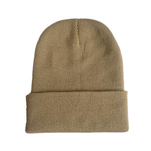 New Arrival Unisex 100% Cotton 3D Embroidery Comfortable Soft Breathable & Waterproof <b>Slouchy</b> <b>Beanie</b> Winter Ski Baggy Adult Hat - Product Image 5