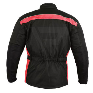 Custom Cordura Two Piece Motorbike Racing <b>Suit</b> <b>Men</b> <b>Red</b> Black Waterproof Protective Motorcycle Riding Gear OEM Wholesale Pakistan - Product Image 5