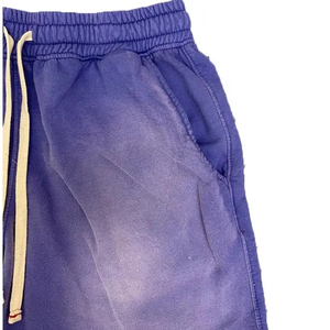 Meilleure vente Short respirant pour femme délavé à l'acide Avec matériau Couleur personnalisée Logo et taille Short High Street OEM à séchage rapide - Product Image 3