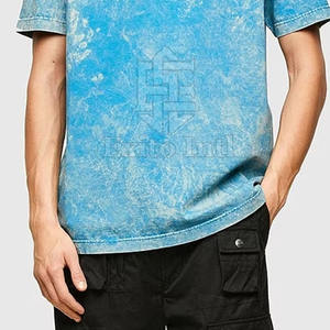 Camisetas de lavado ácido personalizadas OEM para hombres, ligeras, de secado rápido y suave, con estampado de fitness al por mayor - Product Image 3