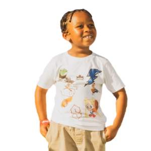 Camiseta Gráfica de Estilo de Dibujos Animados Mixtos, Manga Corta, Cuello Redondo, Ropa Casual de Calle, Unisex, Camiseta Estampada - Product Image 6