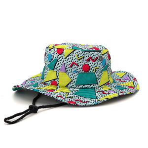 Sombrero de Pescador Plegable de Ala Ancha Personalizado de Verano de Fábrica OEM, Gorra de Moda para Acampar y Protegerse del Sol - Product Image 4