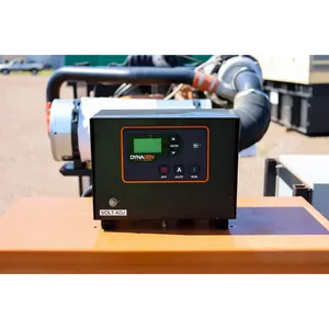 Groupe électrogène diesel industriel triphasé d'occasion 200 kW 120/208 V à châssis ouvert, commercial, de secours, avec ATS automatique, refroidissement par eau - Product Image 5