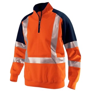 Venta caliente Sudadera con capucha hecha a medida Negro Reflectante Invierno Seguridad Construcción Sudaderas Ropa DE TRABAJO Sudaderas con capucha - Product Image 5