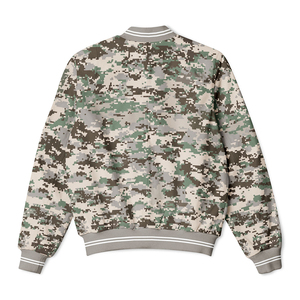 แจ็กเก็ตบอมเบอร์สำหรับผู้ชายแจ็กเก็ตนักบิน2025ลายโลโก้ตามท้องถนนงาน OEM - Product Image 6