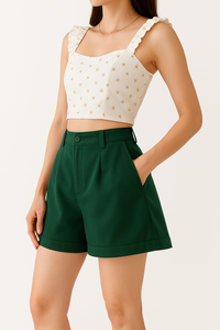 Wholesale OEM Women Denim Shorts Fashion Casual Wear <b>Soft</b> Wash <b>Jeans</b> Vietnam Clothing Supplier Free Sample Factory Direct - Product Image 4