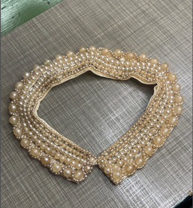 Écharpe-collier perlée tendance de haute qualité, style western unique, bandana perlé à franges - Product Image 1