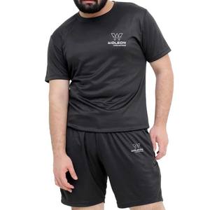 เสื้อใส่ได้ทั้งชายและหญิงแฟชั่นฤดูร้อนเสื้อยืดสีพื้นลำลองของผู้ชายชุดสั้นชุดวิ่งออกกำลังกายพิมพ์ลายดีไซน์ล่าสุดใส่ได้หลายด้าน - Product Image 1