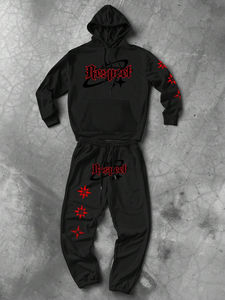 OEM Custom Embroidered 100% Cotton <b>Men's</b> Tracksuits High Quality Heavyweight Printed Winter Wear Plus Size for <b>Men</b> for <b>Christmas</b> - Product Image 5