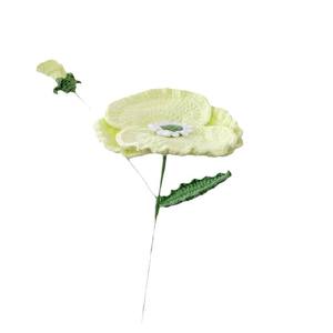 Crochet Poppy Flower Bouquet Lifelike Yarn Blossoms for Home Wedding <b>Table</b> Centerpiece Romantic Gift <b>Decor</b> - Product Image 5