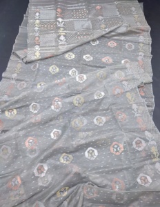 Nouvelle Arrivée Deshi Dhakai Jamdani Sharee Qualité Exportation pour Femmes JAMDANI TISSU ROUGE VERT Bleu Doré du Bangladesh - Product Image 2