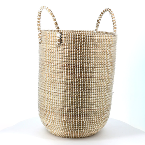 Placard organisation jonc de mer panier de rangement excellente qualité raphia naturel paille mer herbe paniers - Product Image 2