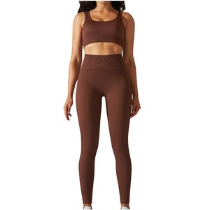 Conjunto de Yoga Deportivo Personalizado para Mujer, Otoño, Sin Costuras, Suave y Cómodo, Sujetador Deportivo, Leggings Transpirables, Ropa Deportiva Activa para Entrenamiento - Product Image 6