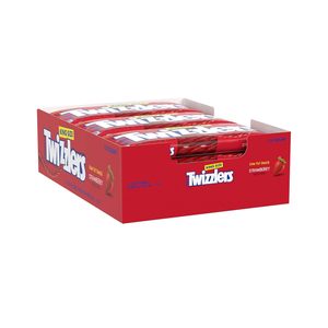 TWIZZLERS Twists con Sabor a Fresa, Tamaño King, Paquetes de Dulces Masticables, 5 oz (15 Unidades) - Product Image 3