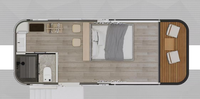 Capsule spatiale extérieure haut de gamme, maison capsule, cabine modulaire préfabriquée, conception à haute stabilité pour les hôtels, les camps de luxe et les centres de villégiature