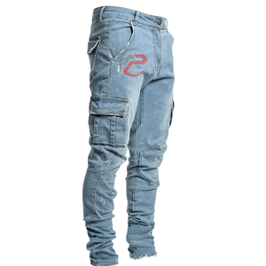Novedad de 2025, pantalones vaqueros para hombre, cómodos, de calidad Premium, con patrón recto, cintura media, diseño frontal plano, último estilo - Product Image 3