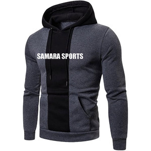 Customized Logo Sublimation 100% Cotton Polyester Long Sleeve Printed Oversize Pullover Personalized Men Hoodie Solid Pattern - Product Image 2