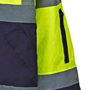 เสื้อแจ็คเก็ตนิรภัยสำหรับงานอุตสาหกรรม ผลิตจากผ้าทนทาน พร้อมแถบสะท้อนแสง ใช้ได้ทั้งกลางวันและกลางคืน - Product Image 6