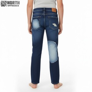 ชุดกางเกงยีนส์สีดำทรงหลวมสำหรับผู้ชาย, ออกใหม่ล่าสุดพอดีตัวกางเกงยีนส์ทรงหลวมใส่ได้ทั้งชายและหญิง - Product Image 6