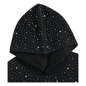 Sweats à capuche unisexes surdimensionnés streetwear en molleton de coton mélangé respirant chaud de qualité supérieure pour l'hiver, mode OEM ODM - Product Image 4