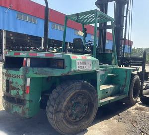 Chariot élévateur diesel d'occasion Mitsubishi 15 tonnes Chariot élévateur d'occasion FD150 mât standard état d'origine - Product Image 2