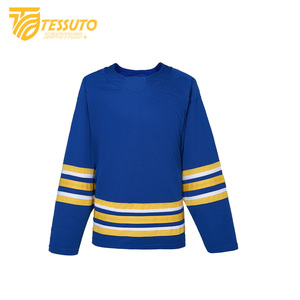 Uniforme de Hockey sobre Hielo de Alta Calidad, Ropa Deportiva 100% Poliéster Ligero, Logotipo Personalizado, Nombre del Equipo, Servicio OEM, Transpirable, Secado Rápido - Product Image 1