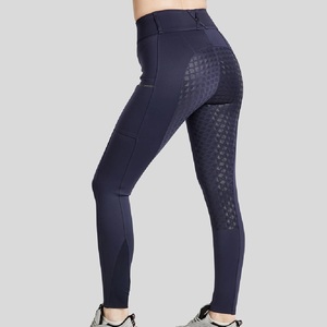 HORSE RIDING <b>LEGGINGS</b> TIGHTS <b>EQUESTRIAN</b> PANTS CUSTOMISABLE FOR WOMEN & KIDS WITH HIGH WAIST OR FULL SEAT OR KNEE PATCH SILICONE - Product Image 4
