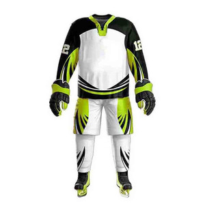 New Style High Quality Breathable Anti-Bacterial 100% Polyester Ice Hockey Uniform <b>Sets</b> for Unisex Adults With OEM Service - Product Image 2