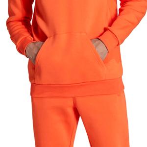 Sweat-shirt en coton mélangé à col de couleur unie pour hommes, sweat-shirt à capuche d'extérieur printemps-automne avec coupe confortable, nouveauté 2025 - Product Image 5