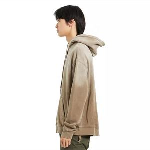 เสื้อฮู้ดแฟชั่นสำหรับผู้ชาย,เสื้อฮู้ดผ้าฝ้ายแบบสวมศีรษะพิมพ์ลายโลโก้ได้ตามต้องการดีไซน์ใหม่ - Product Image 4