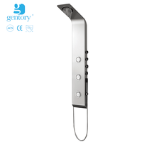 Colonne de douche murale en acier inoxydable A052 avec pommeau de douche pour salle de bain