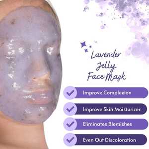 ¡Venta caliente 2025! Dermasky Province Lavender Organic para Hydro Jelly Facemask Powder Solución de reparación de piel natural para uso facial - Product Image 4