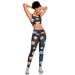 Conjunto de Yoga para Mujer, Dos Piezas, Sin Costuras, de Secado Rápido, Transpirable, Ropa Deportiva para Gimnasio, Directo de Fábrica, Económico - Product Image 5