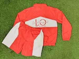 Windbreaker Shorts Set Nylon Tracksuit Lightweight Zip up <b>Jackets</b> and Nylon Shorts Custom Two Piece Windbreaker Set - Product Image 2