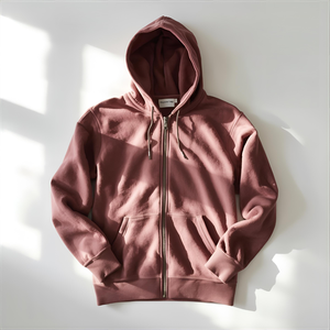 Sudadera con capucha con cremallera French Terry, sudadera de lana de algodón suave con cremallera frontal completa y opciones de etiqueta privada OEM/ODM - Product Image 6