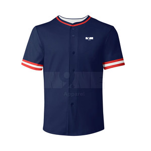 เสื้อเบสบอลสำหรับใส่เล่นกีฬาเสื้อเจอร์ซี่เสื้อเจอร์ซีย์เล่นกีฬาแบบออกแบบได้ตามต้องการ - Product Image 1
