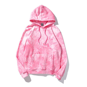 2023 dégradé cravate teinture Floral pull à capuche nouveau à la mode 100% soie imprimé coton respirant Streetwear grande taille pour hommes femmes - Product Image 6