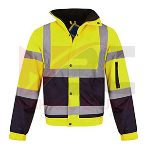 เสื้อมีฮู้ดผ้าฟลีซทำจากโพลีเอสเตอร์น้ำหนักเบามีฮู้ดทนทานสะท้อนแสงสูงสำหรับใส่ทำงานจราจรสามารถปรับแต่งโลโก้ได้ - Product Image 6